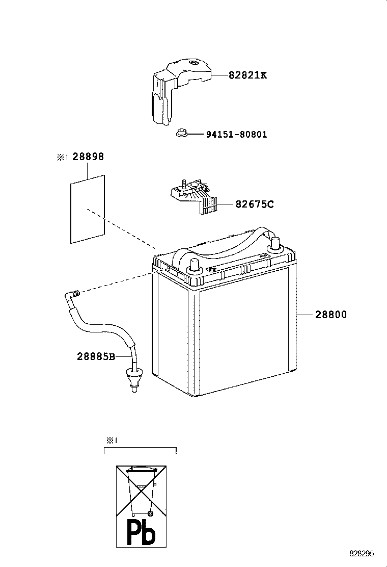  PRIUS PRIUS V |  BATTERY BATTERY CABLE