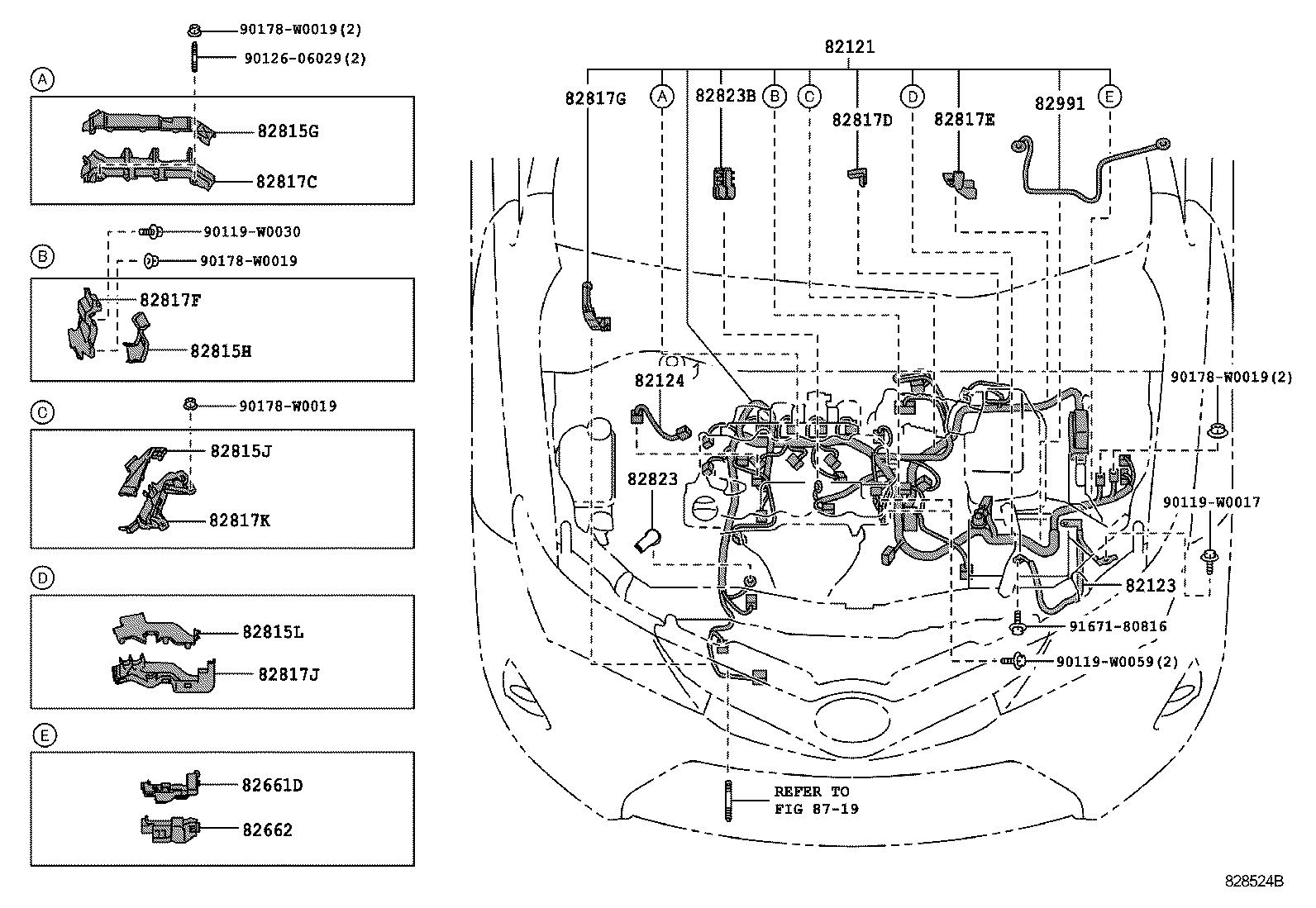  AURIS HYBRID UKP |  WIRING CLAMP