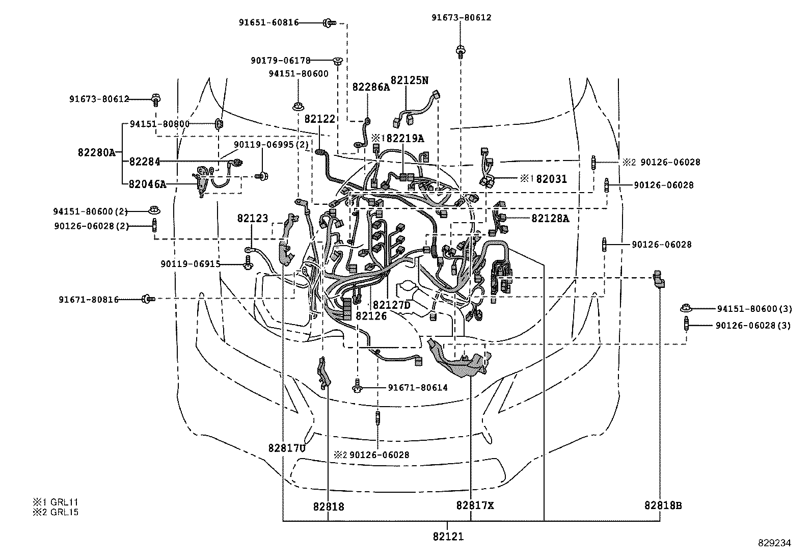  GS GS HYBRID |  WIRING CLAMP