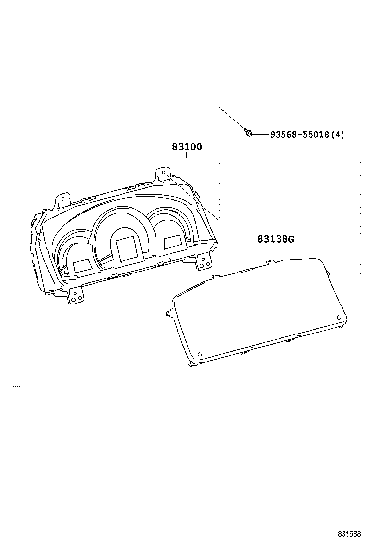  CAMRY HYBRID |  METER