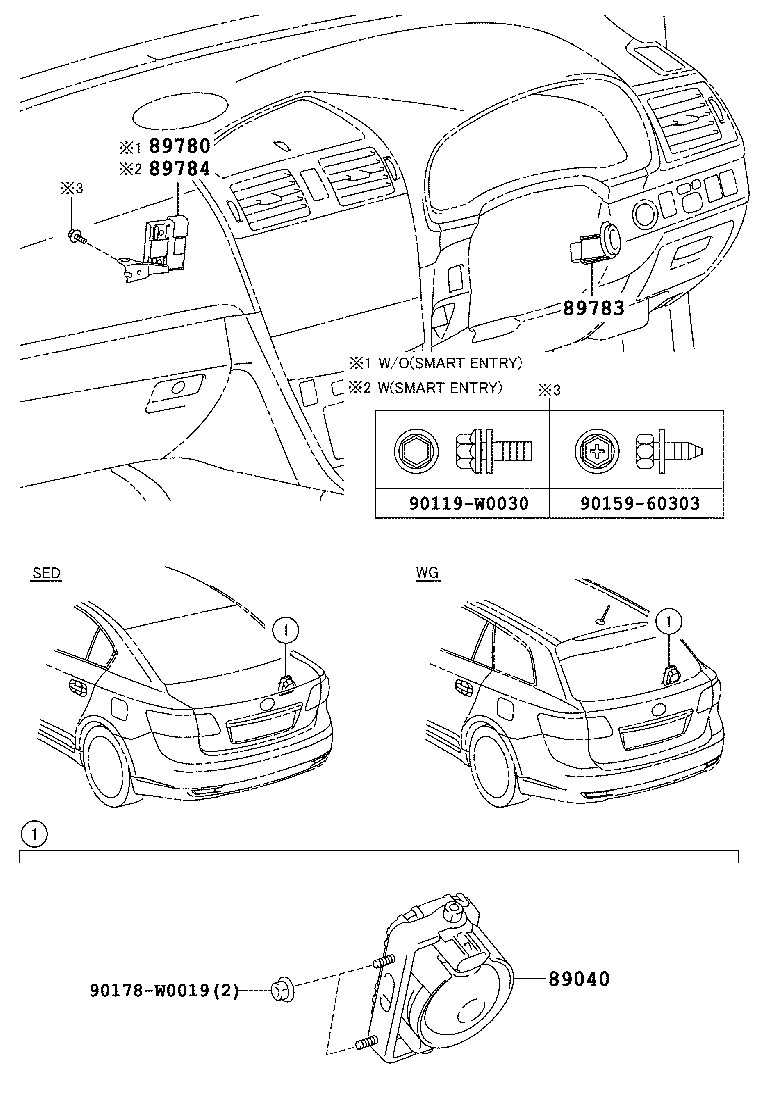  AVENSIS |  ANTI THEFT DEVICE