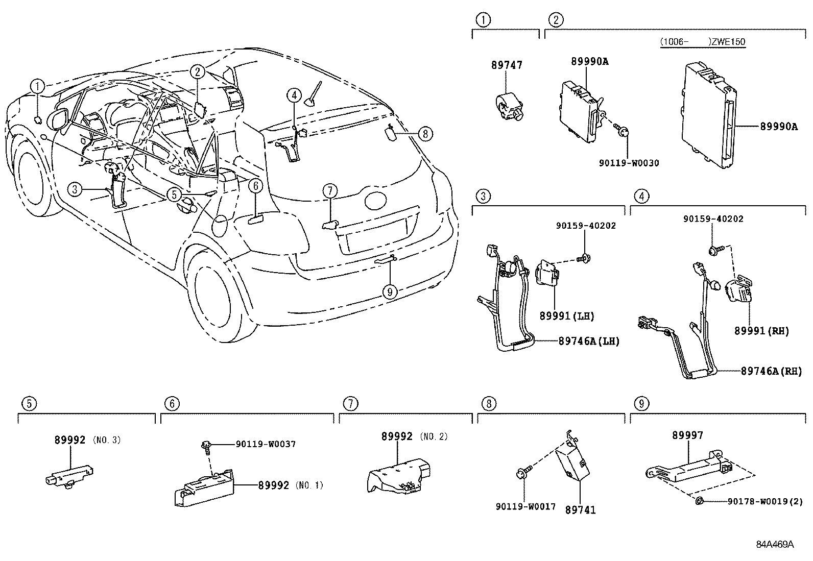  AURIS HYBRID |  WIRELESS DOOR LOCK