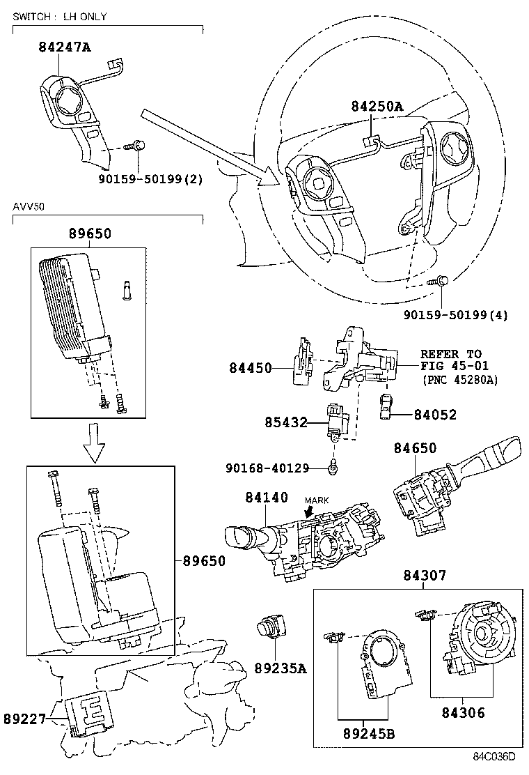  CAMRY HYBRID |  SWITCH RELAY COMPUTER