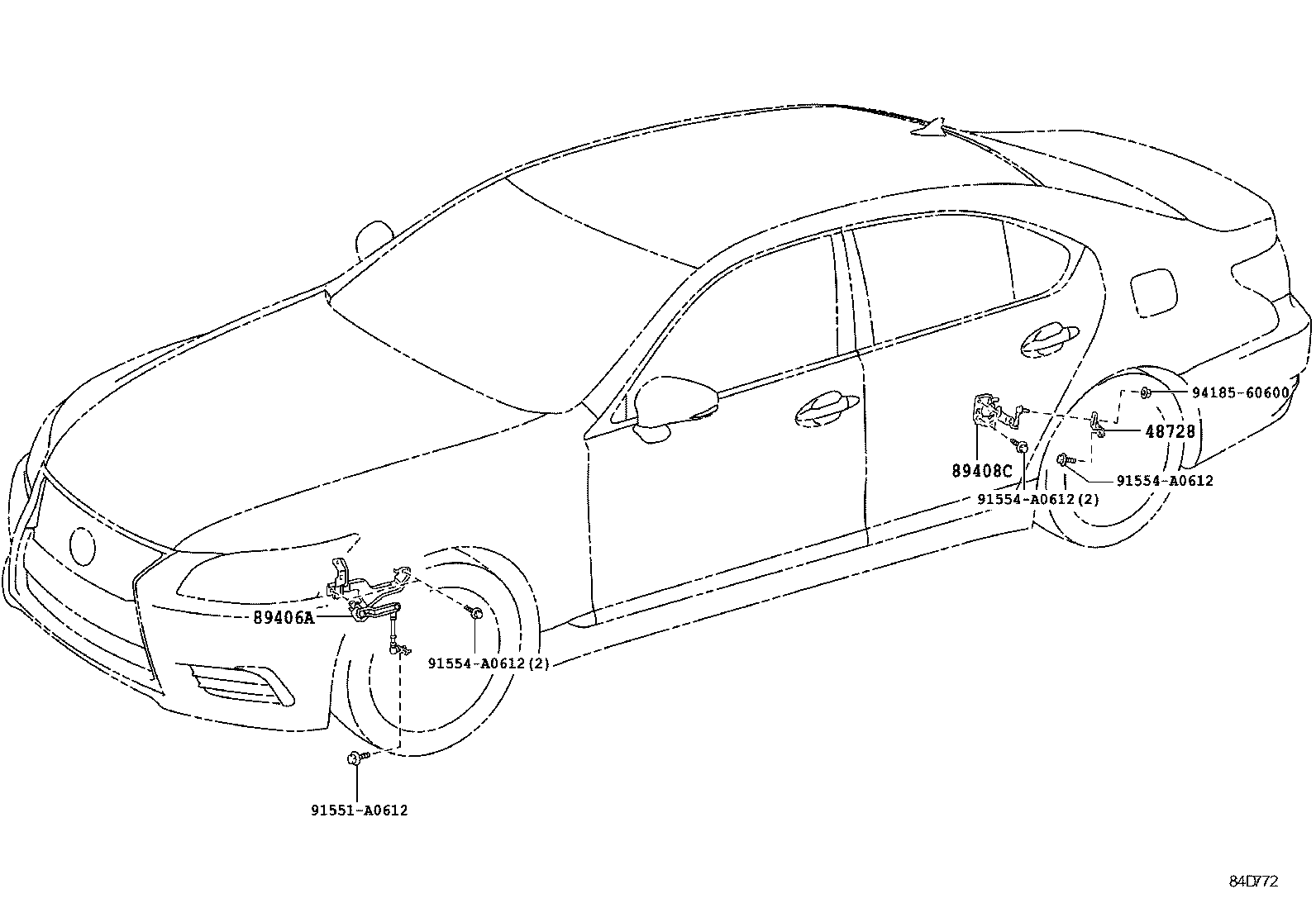  LS460 460L |  ELECTRONIC HEIGHT CONTROL