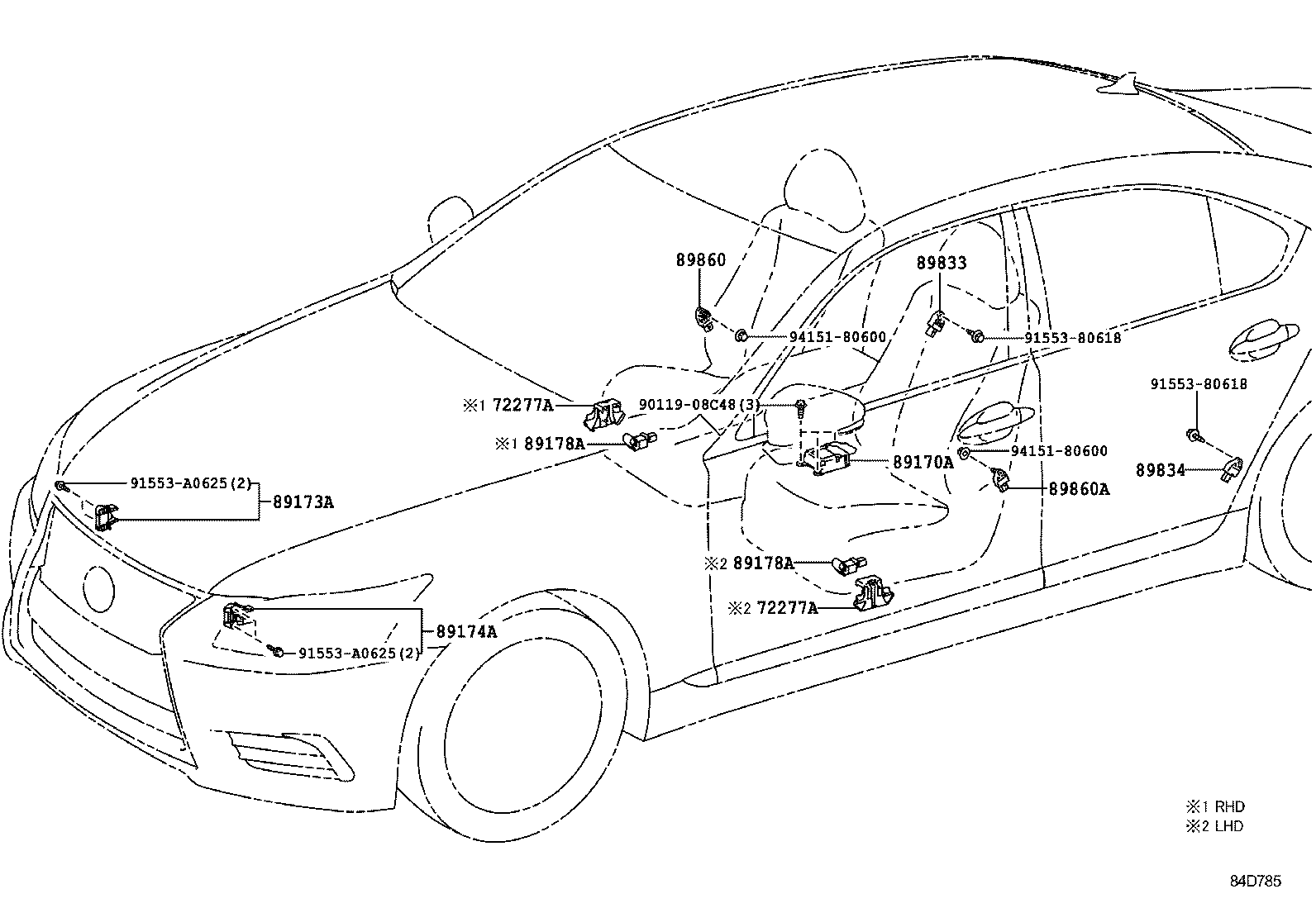  LS460 460L |  AIR BAG