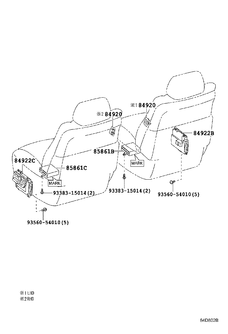  LS460 460L |  SWITCH RELAY COMPUTER