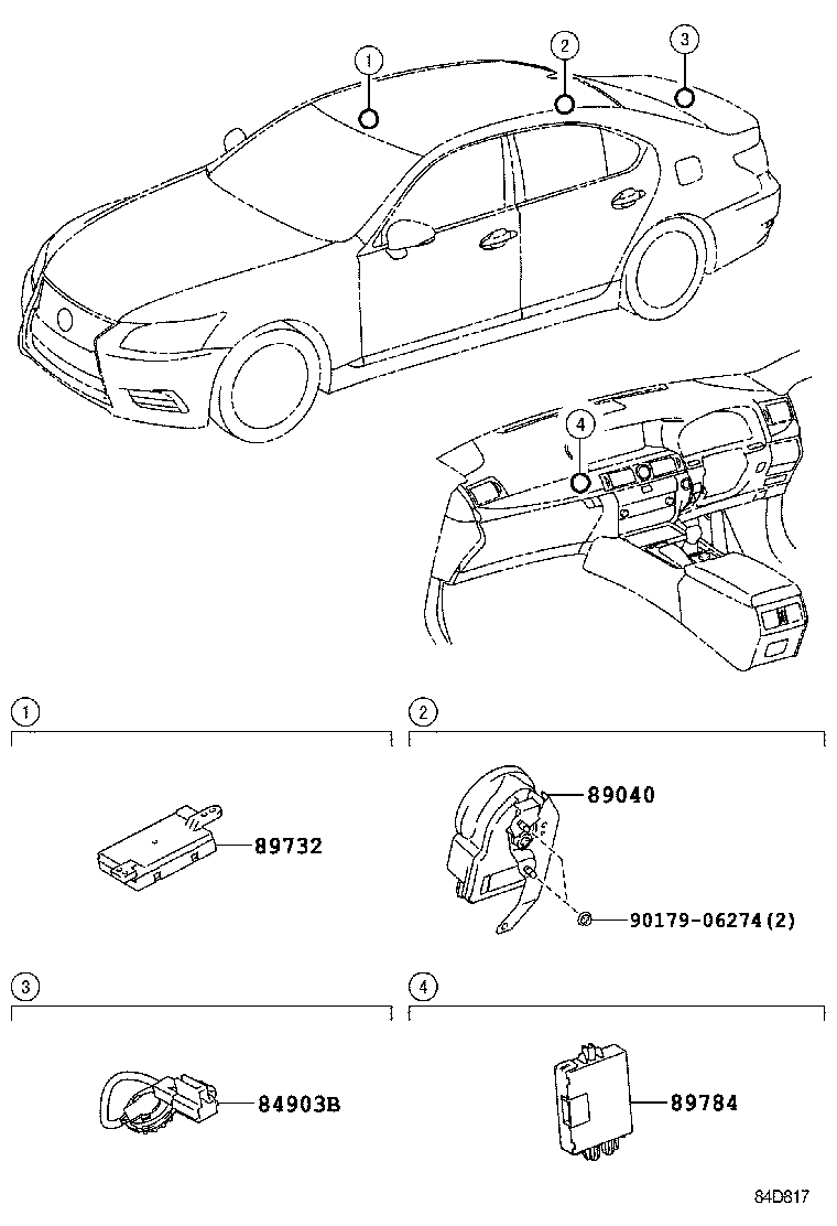  LS460 460L |  ANTI THEFT DEVICE