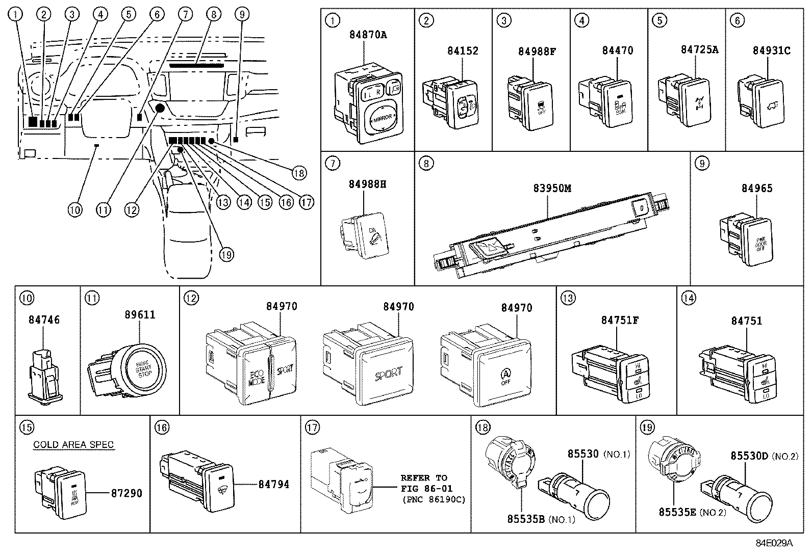  RAV4 |  SWITCH RELAY COMPUTER