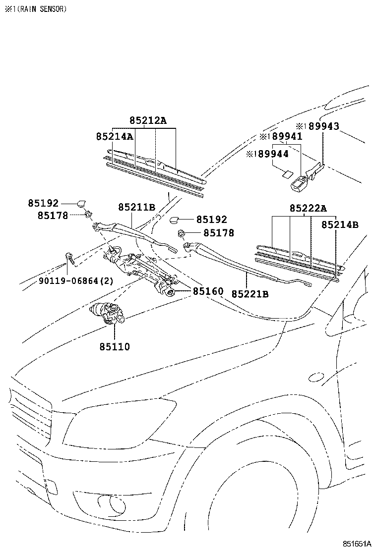  RAV4 |  WINDSHIELD WIPER