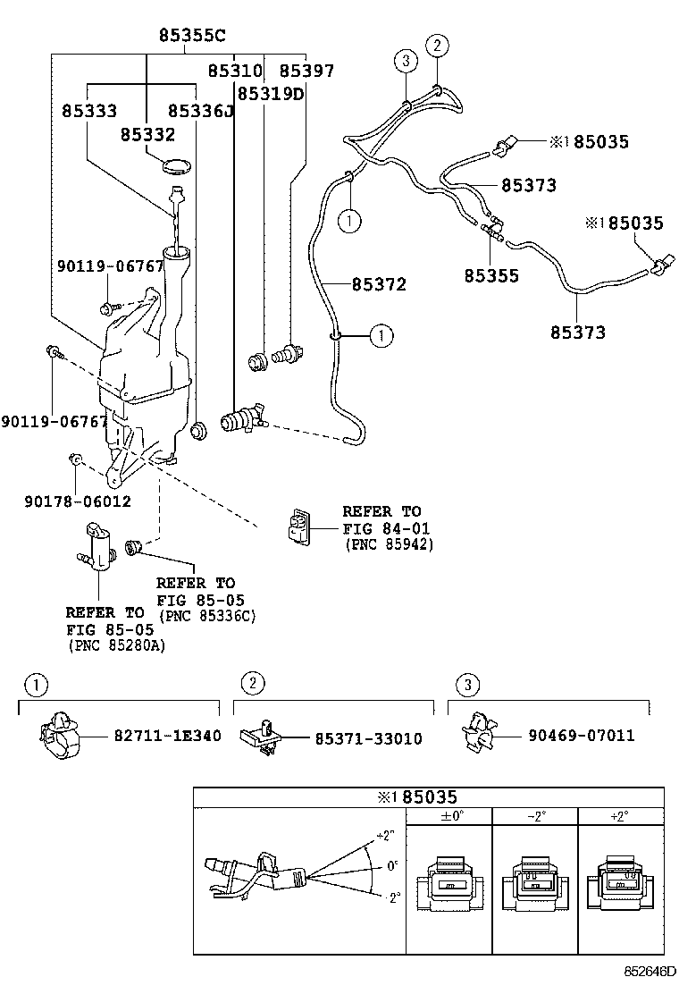  CAMRY HYBRID |  WINDSHIELD WASHER