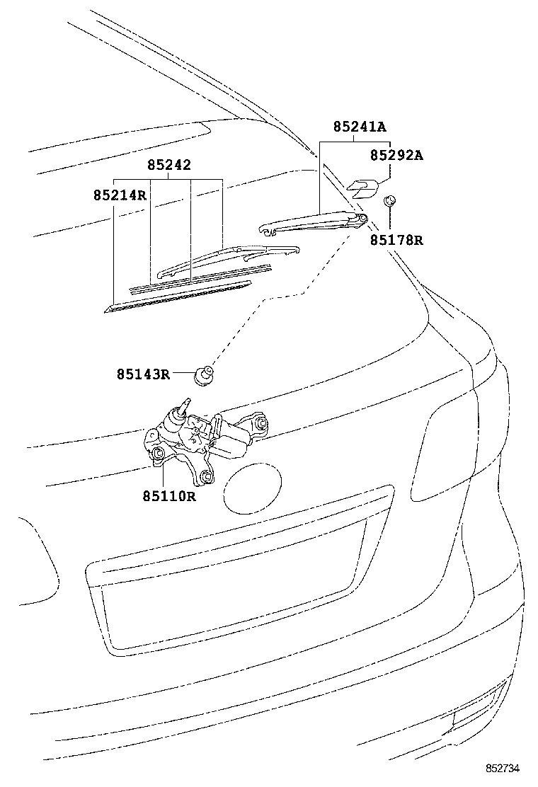  AVENSIS |  REAR WIPER