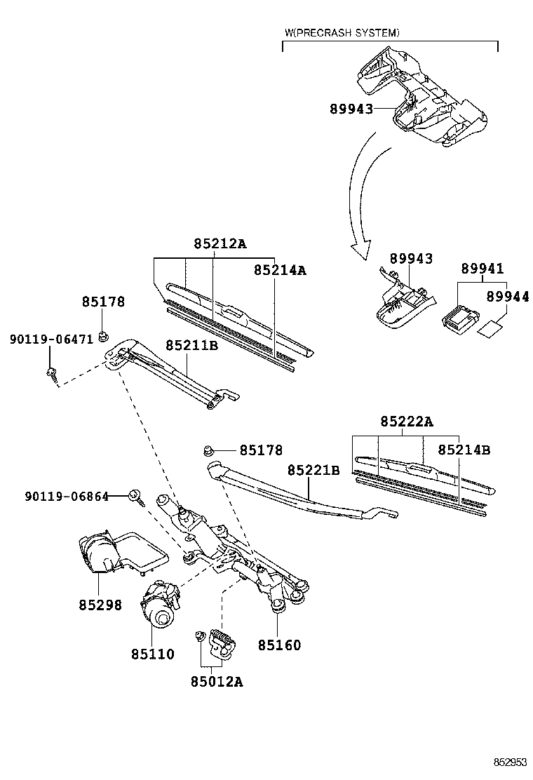  LS600H 600HL |  WINDSHIELD WIPER