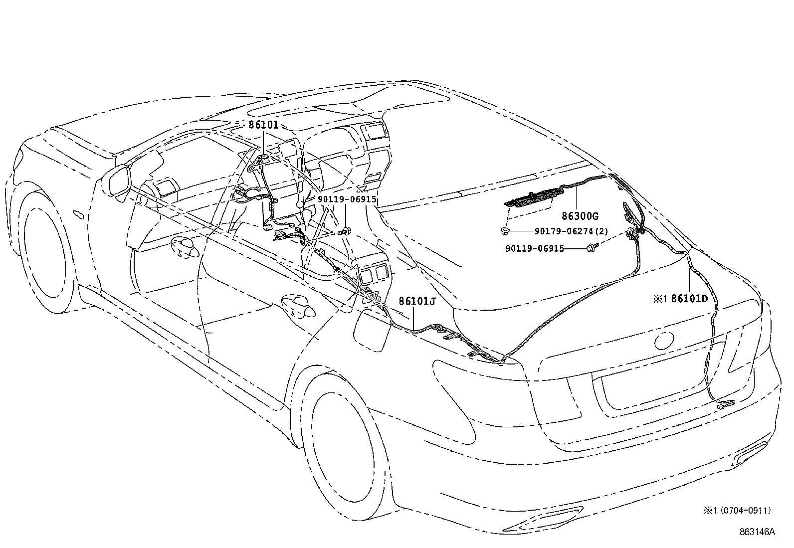  LS600H 600HL |  ANTENNA