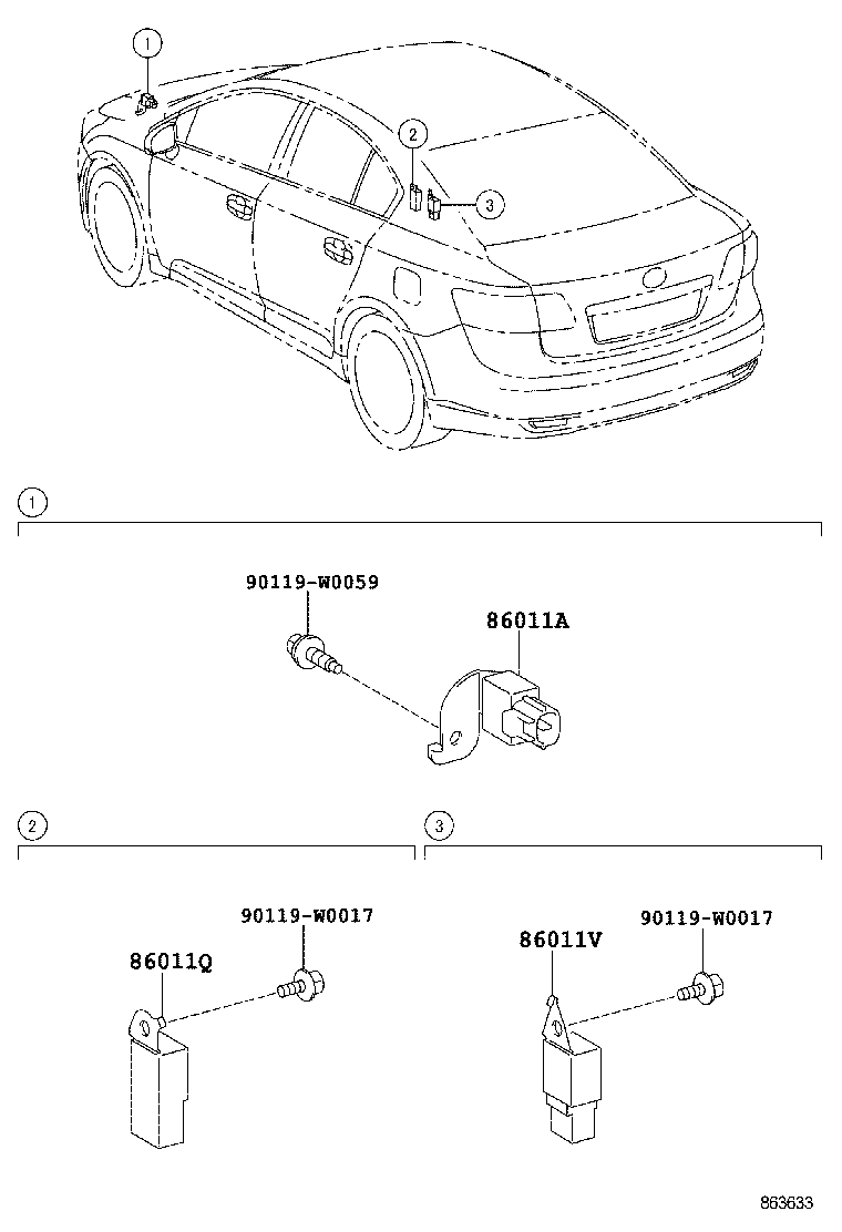  AVENSIS |  RADIO RECEIVER AMPLIFIER CONDENSER