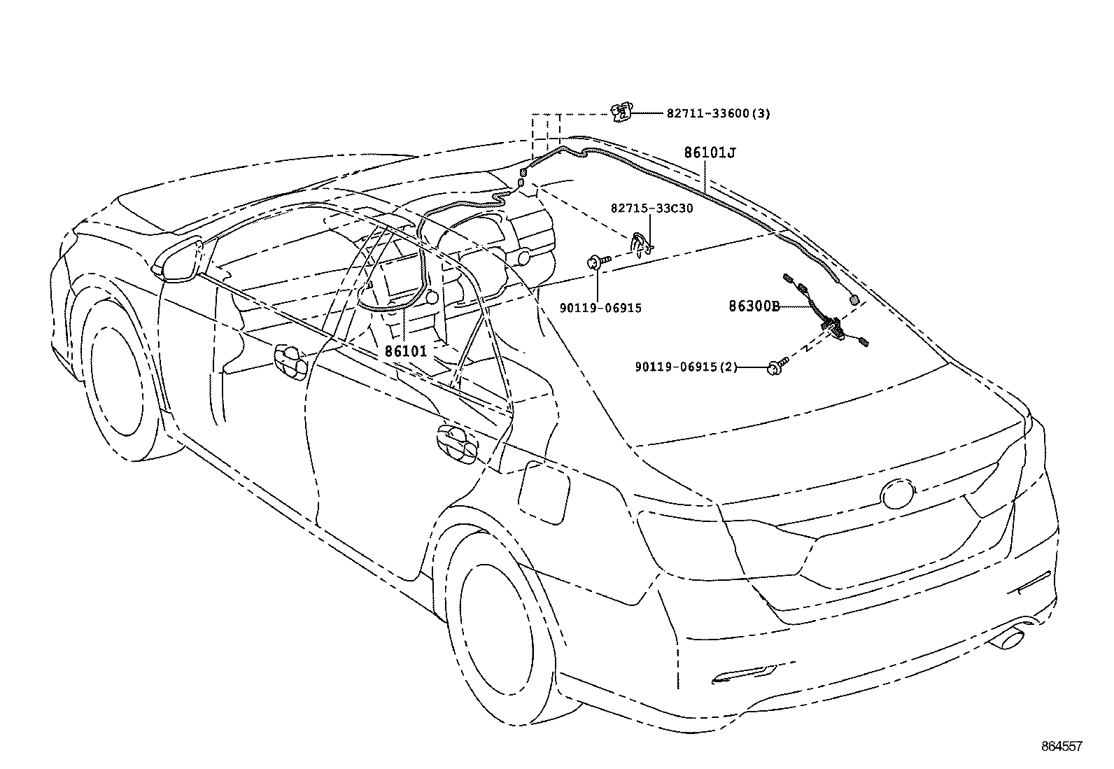  CAMRY HYBRID |  ANTENNA
