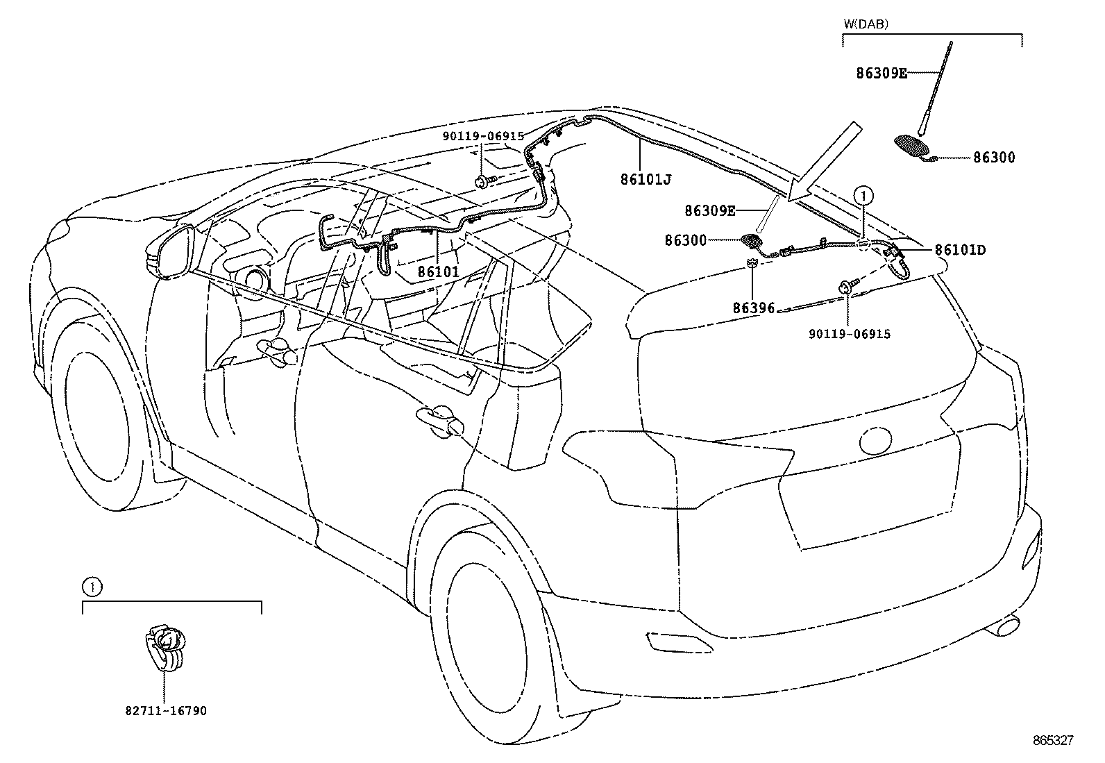  RAV4 |  ANTENNA