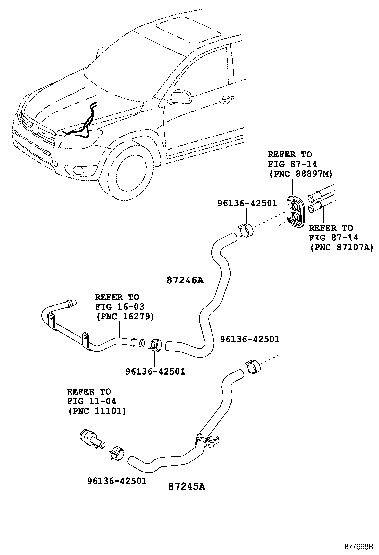  RAV4 |  HEATING AIR CONDITIONING WATER PIPING