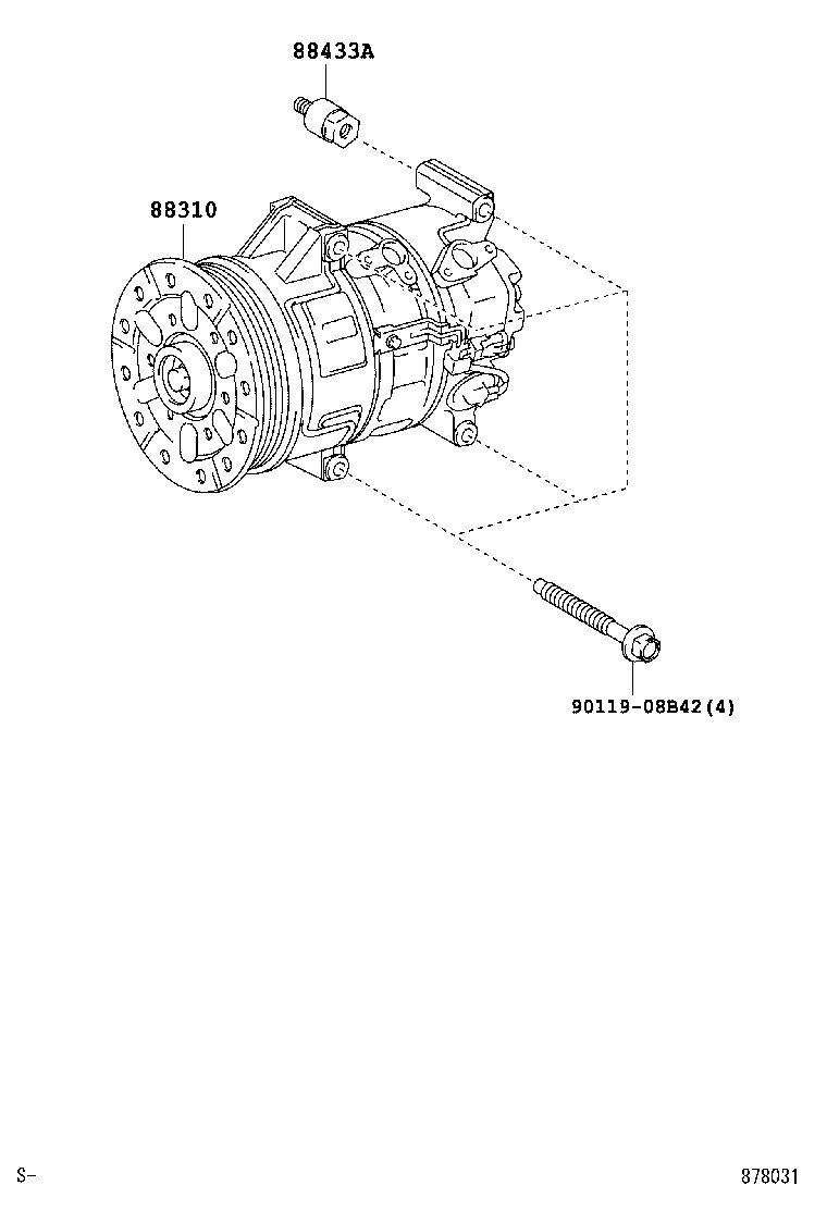  RAV4 |  HEATING AIR CONDITIONING COMPRESSOR