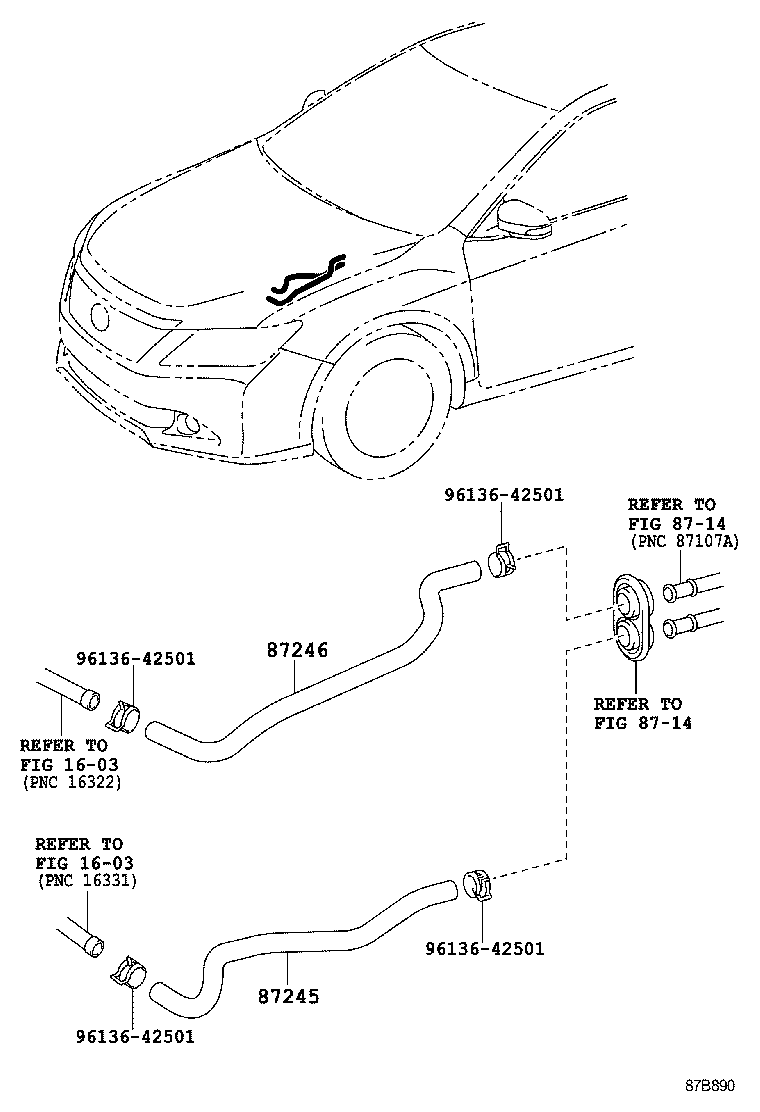  CAMRY HYBRID |  HEATING AIR CONDITIONING WATER PIPING