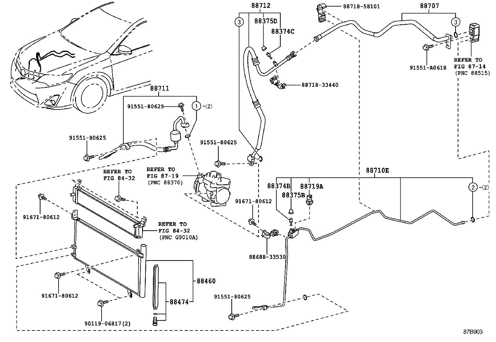  CAMRY HYBRID |  HEATING AIR CONDITIONING COOLER PIPING