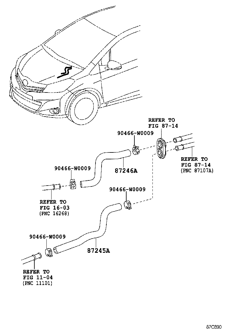  YARIS HYBRID FRP |  HEATING AIR CONDITIONING WATER PIPING