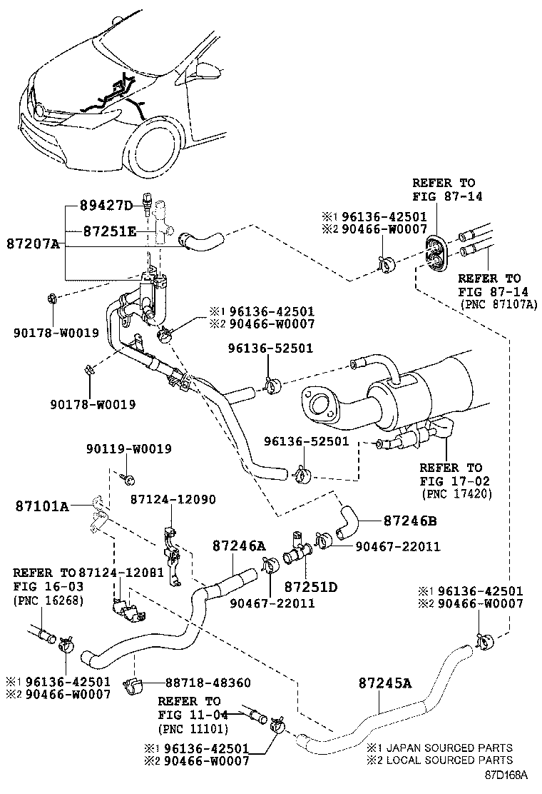  AURIS HYBRID UKP |  HEATING AIR CONDITIONING WATER PIPING