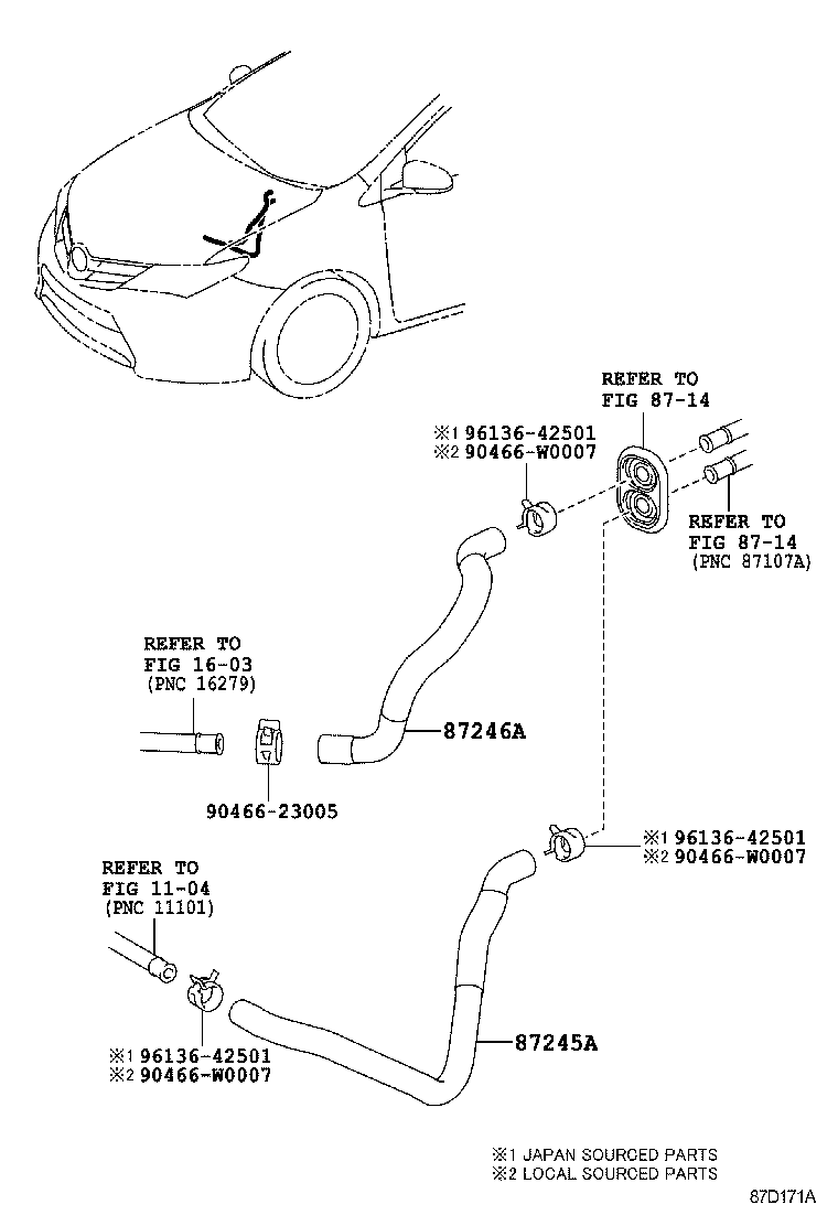  AURIS HYBRID UKP |  HEATING AIR CONDITIONING WATER PIPING