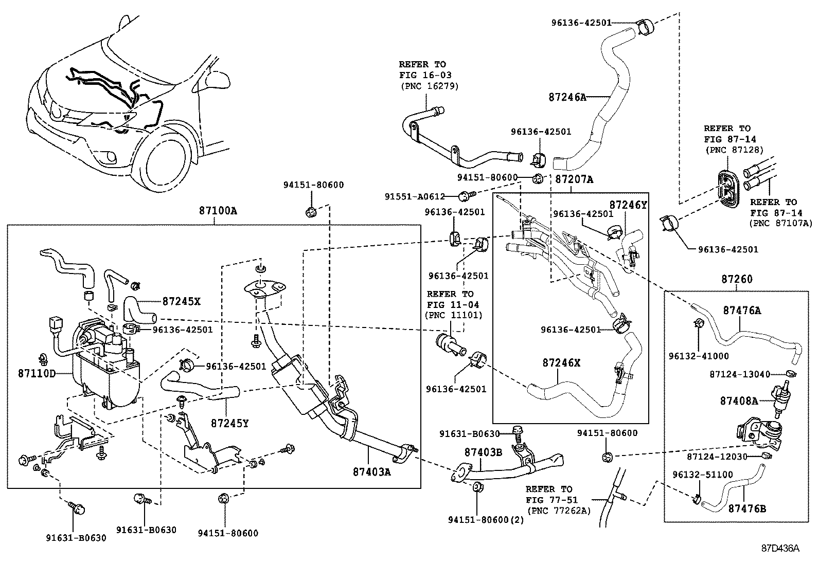  RAV4 |  HEATING AIR CONDITIONING WATER PIPING