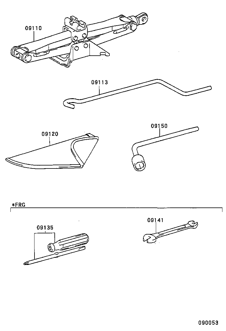  STARLET |  STANDARD TOOL