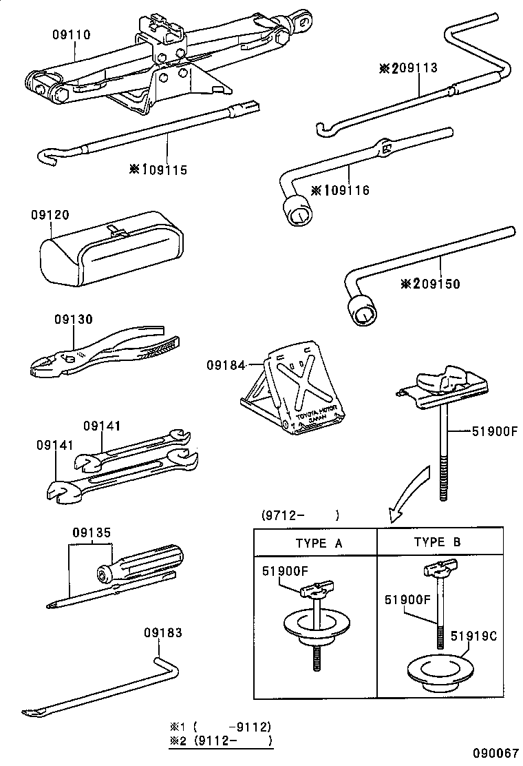  MR2 |  STANDARD TOOL