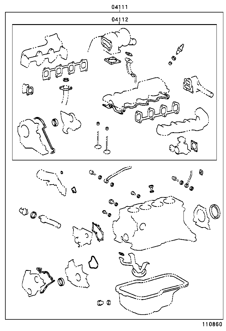  PICNIC |  ENGINE OVERHAUL GASKET KIT
