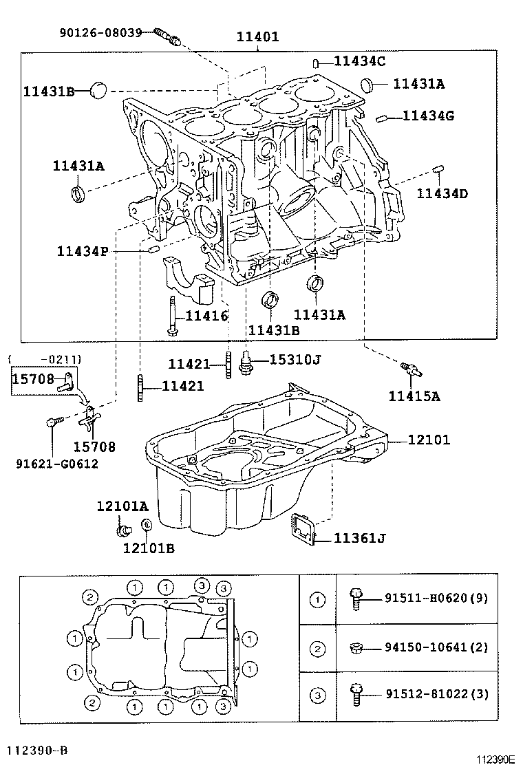  YARIS |  CYLINDER BLOCK