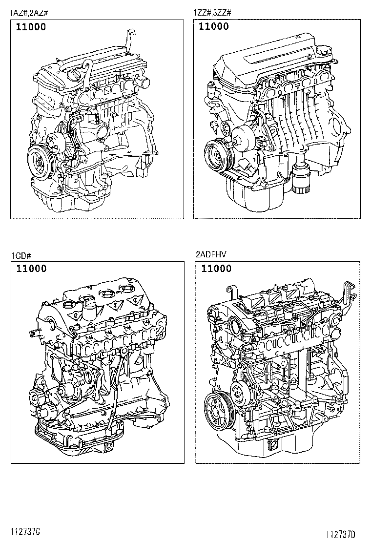  AVENSIS |  PARTIAL ENGINE ASSEMBLY