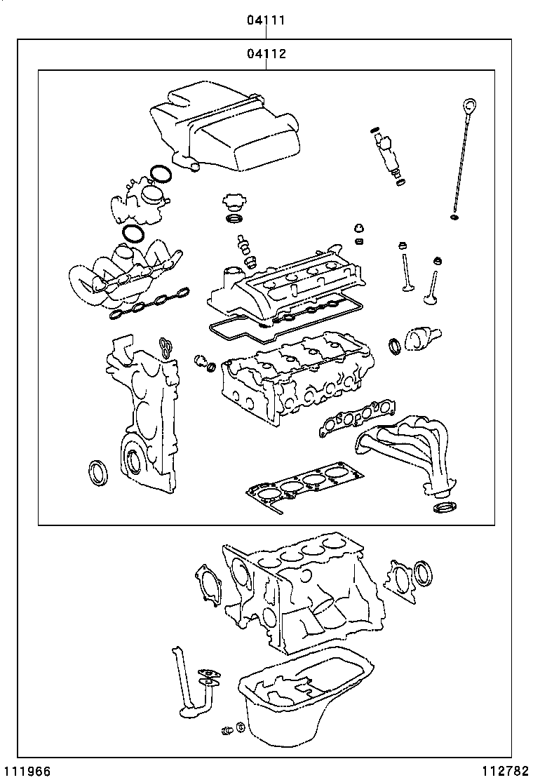  YARIS |  ENGINE OVERHAUL GASKET KIT