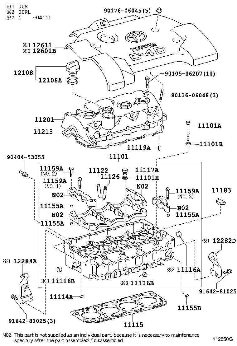  AVENSIS |  CYLINDER HEAD