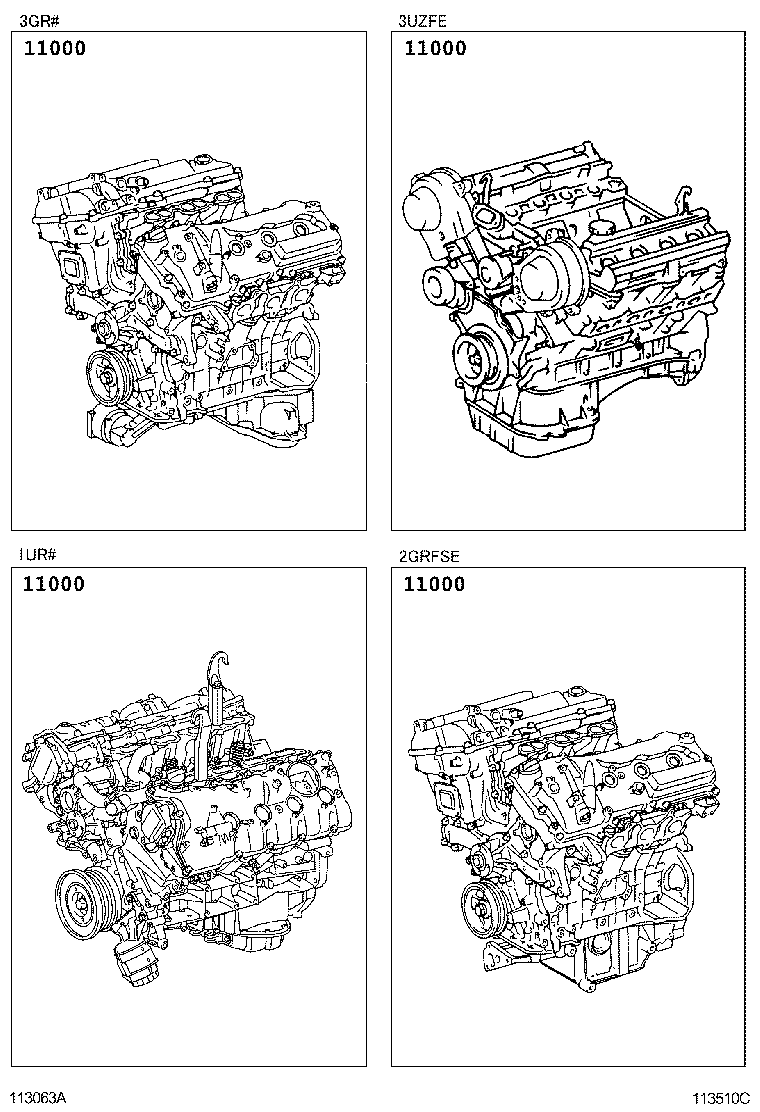  GS30 35 43 460 |  PARTIAL ENGINE ASSEMBLY