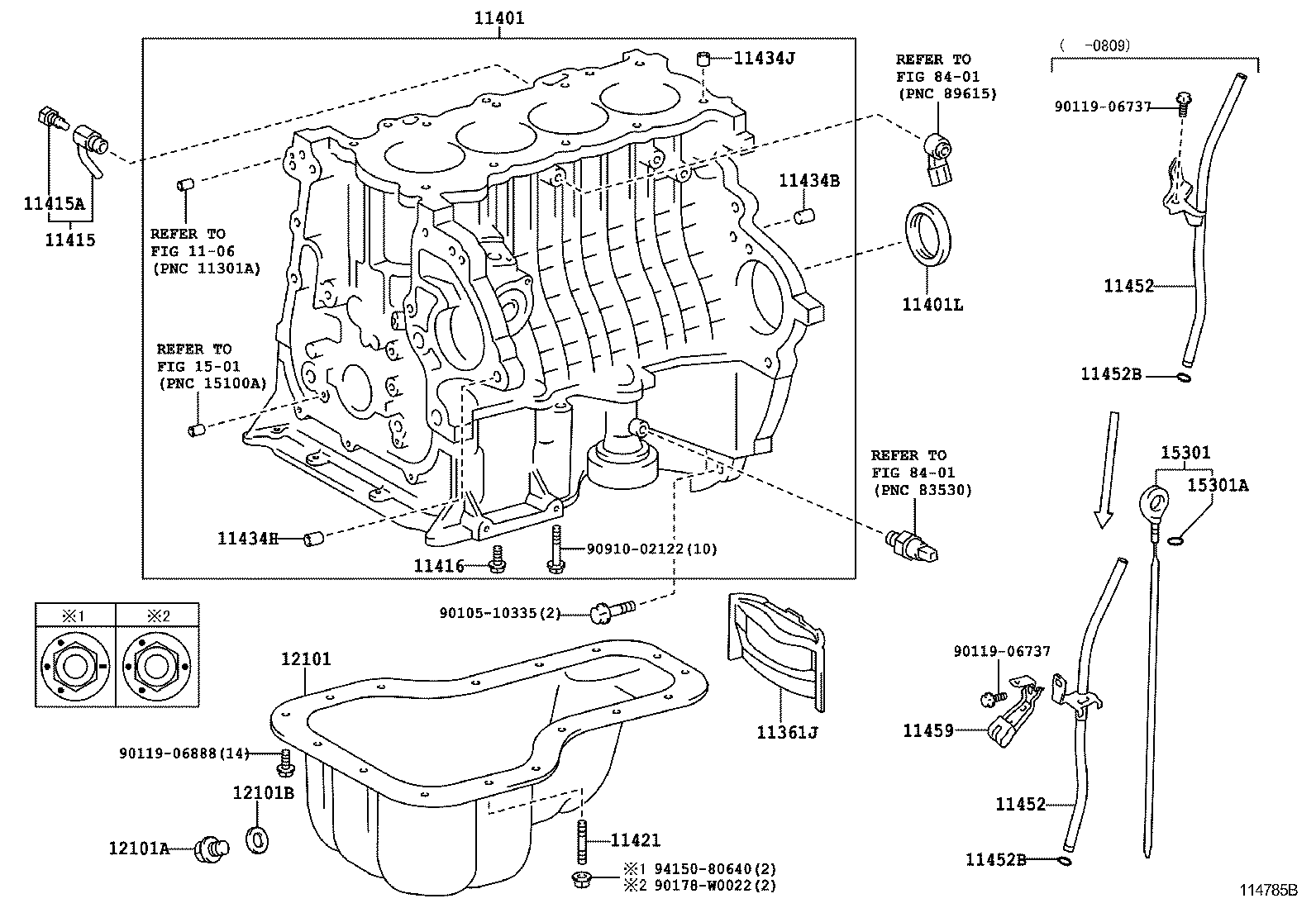  AURIS HYBRID UKP |  CYLINDER BLOCK