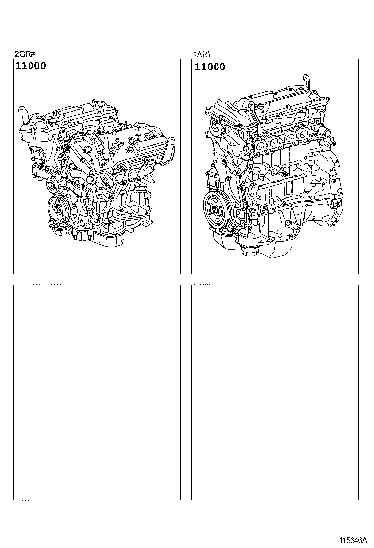  RX270 350 450H |  PARTIAL ENGINE ASSEMBLY