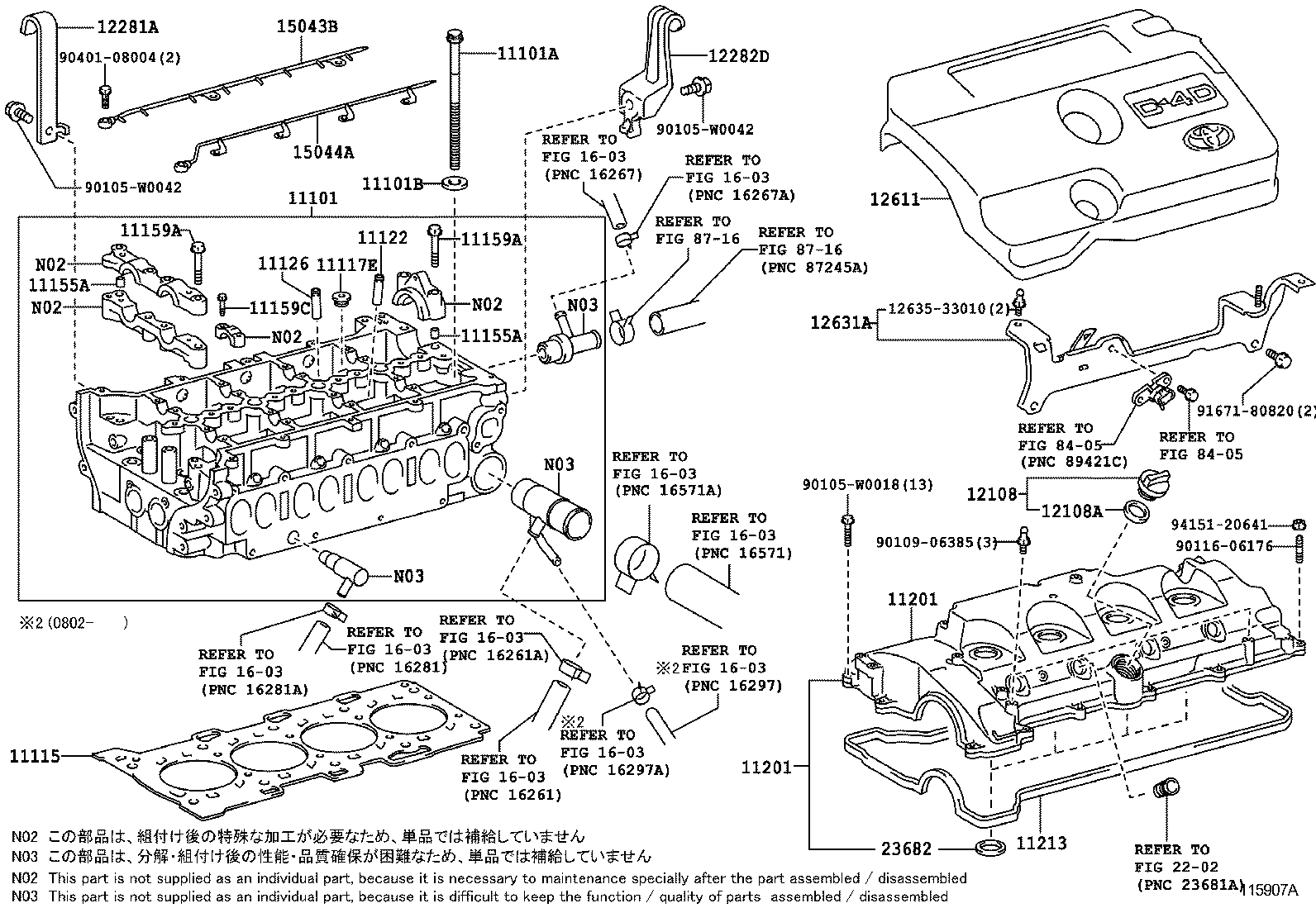 toyota corolla verso parts list #3