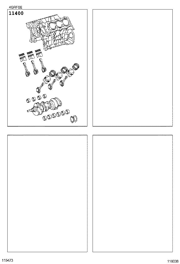  IS250C |  SHORT BLOCK ASSEMBLY