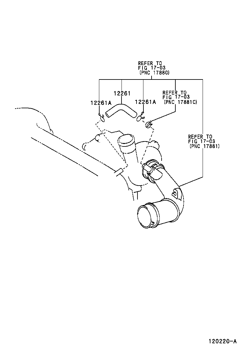  YARIS ECHO VERSO |  VENTILATION HOSE