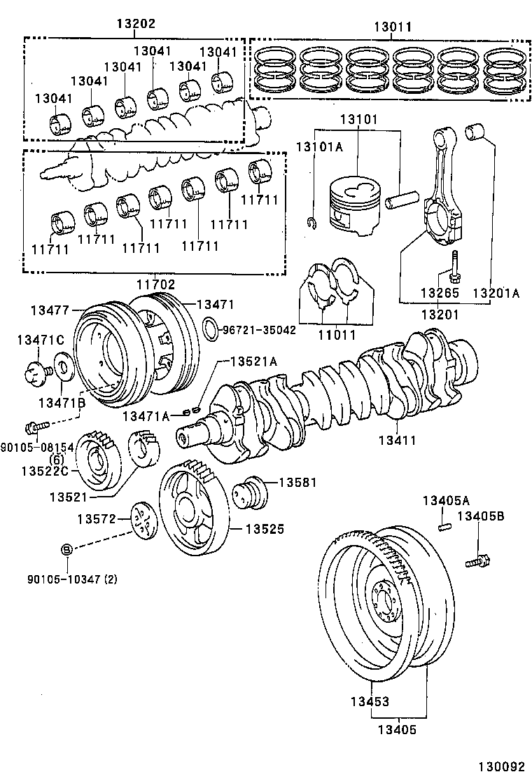  LAND CRUISER 70 |  CRANKSHAFT PISTON