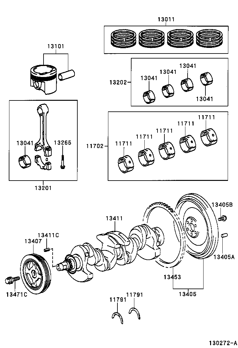  YARIS |  CRANKSHAFT PISTON