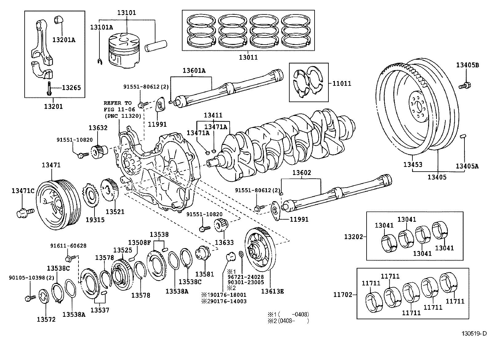  LAND CRUISER 120 |  CRANKSHAFT PISTON