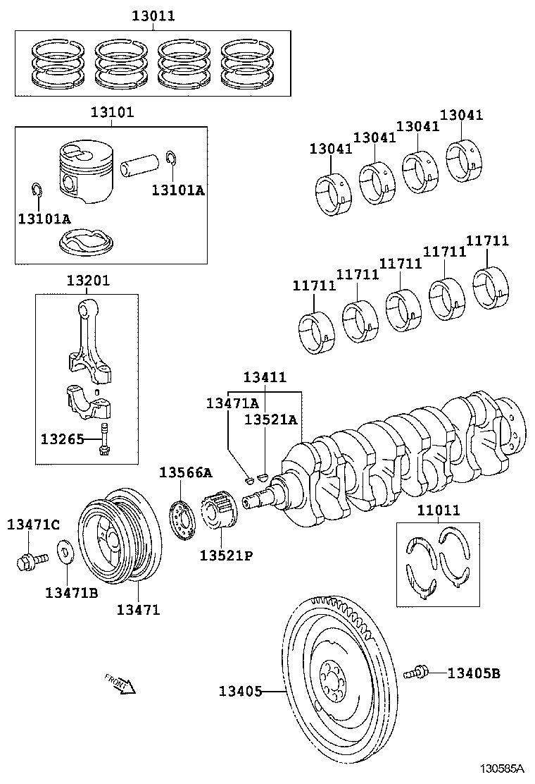  AVENSIS |  CRANKSHAFT PISTON