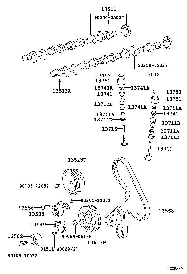  COROLLA VERSO |  CAMSHAFT VALVE