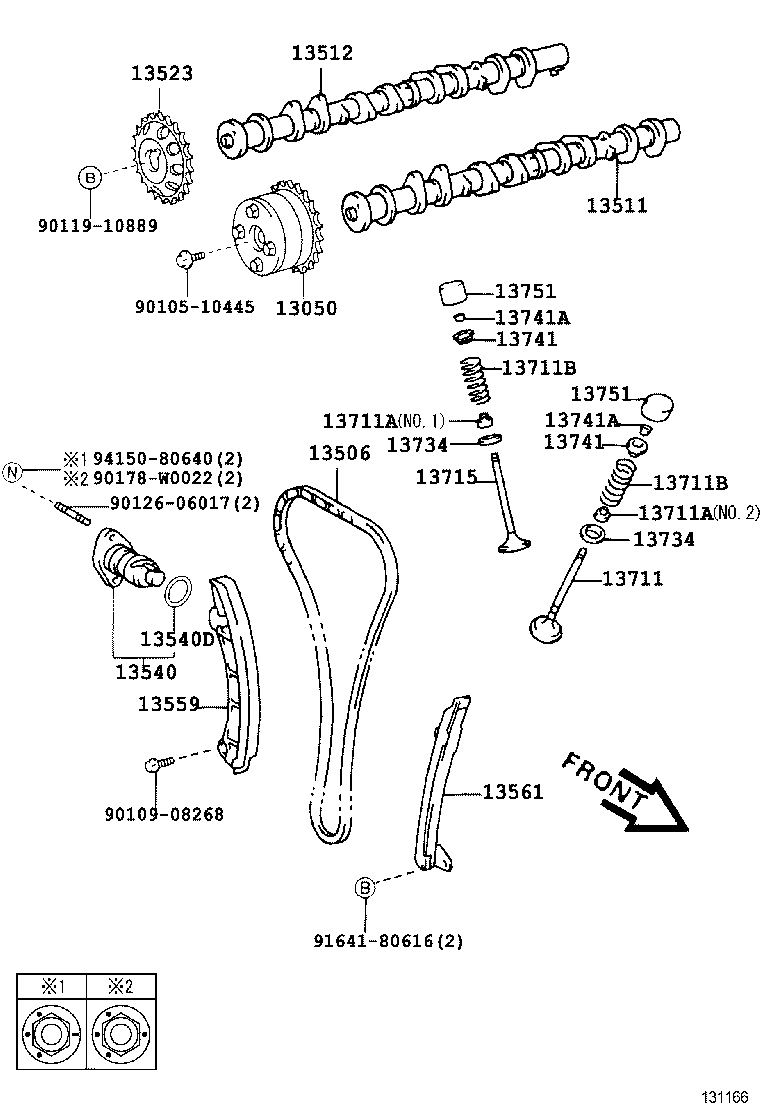  COROLLA S AFRICA |  CAMSHAFT VALVE