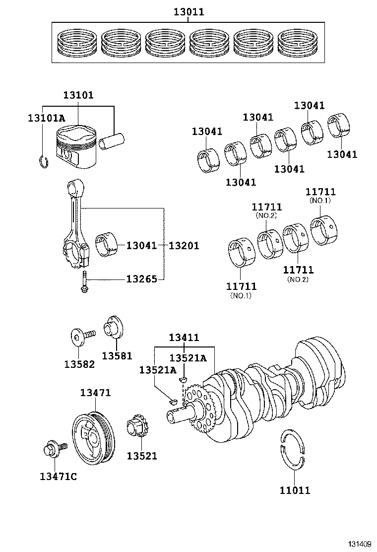  RAV4 |  CRANKSHAFT PISTON