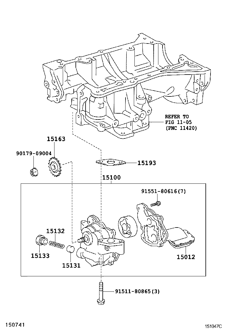  RAV4 |  ENGINE OIL PUMP