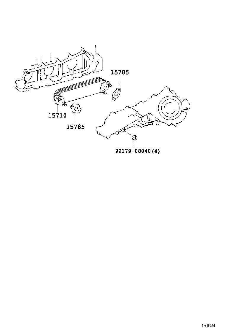  LAND CRUISER 150 |  ENGINE OIL COOLER